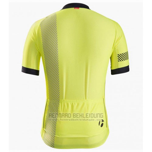 2016 Fahrradbekleidung Bontrager Shwarz und Gelb Trikot Kurzarm und Tragerhose - zum Schließen ins Bild klicken